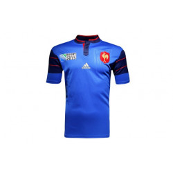 adidas - France RWC 2015 Home S/S Replica Rugby Shirt